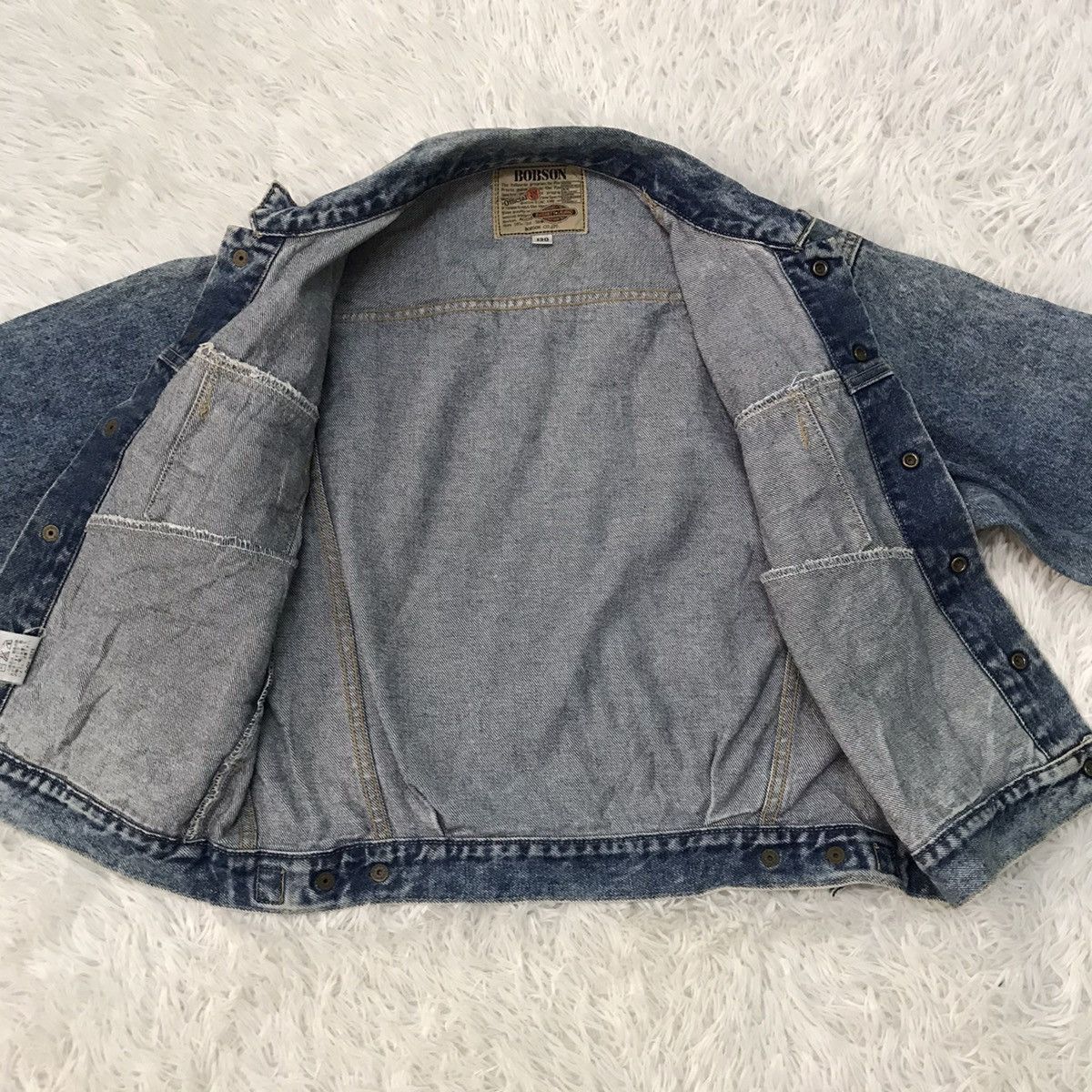 Japanese Brand Bobson denim jacket made in Japan Size US XS / EU 42 / 0 - 19 Thumbnail