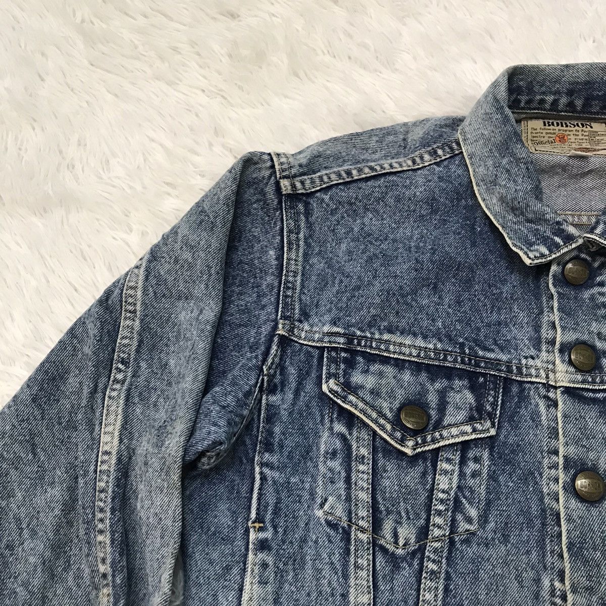 Japanese Brand Bobson denim jacket made in Japan Size US XS / EU 42 / 0 - 2 Thumbnail