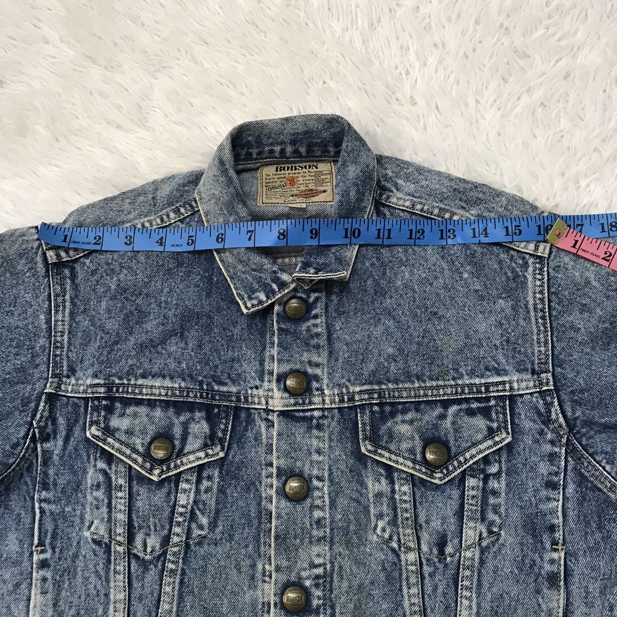 Japanese Brand Bobson denim jacket made in Japan Size US XS / EU 42 / 0 - 7 Thumbnail