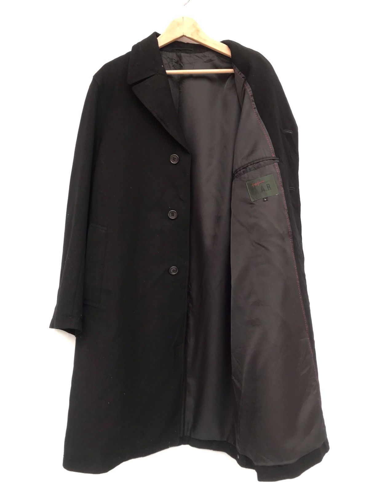 Japanese Brand SALE ‼️ VINTAGE A.A.R YOHJI YAMAMOTO WOOL LONG JACKET Size US L / EU 52-54 / 3 - 7 Thumbnail