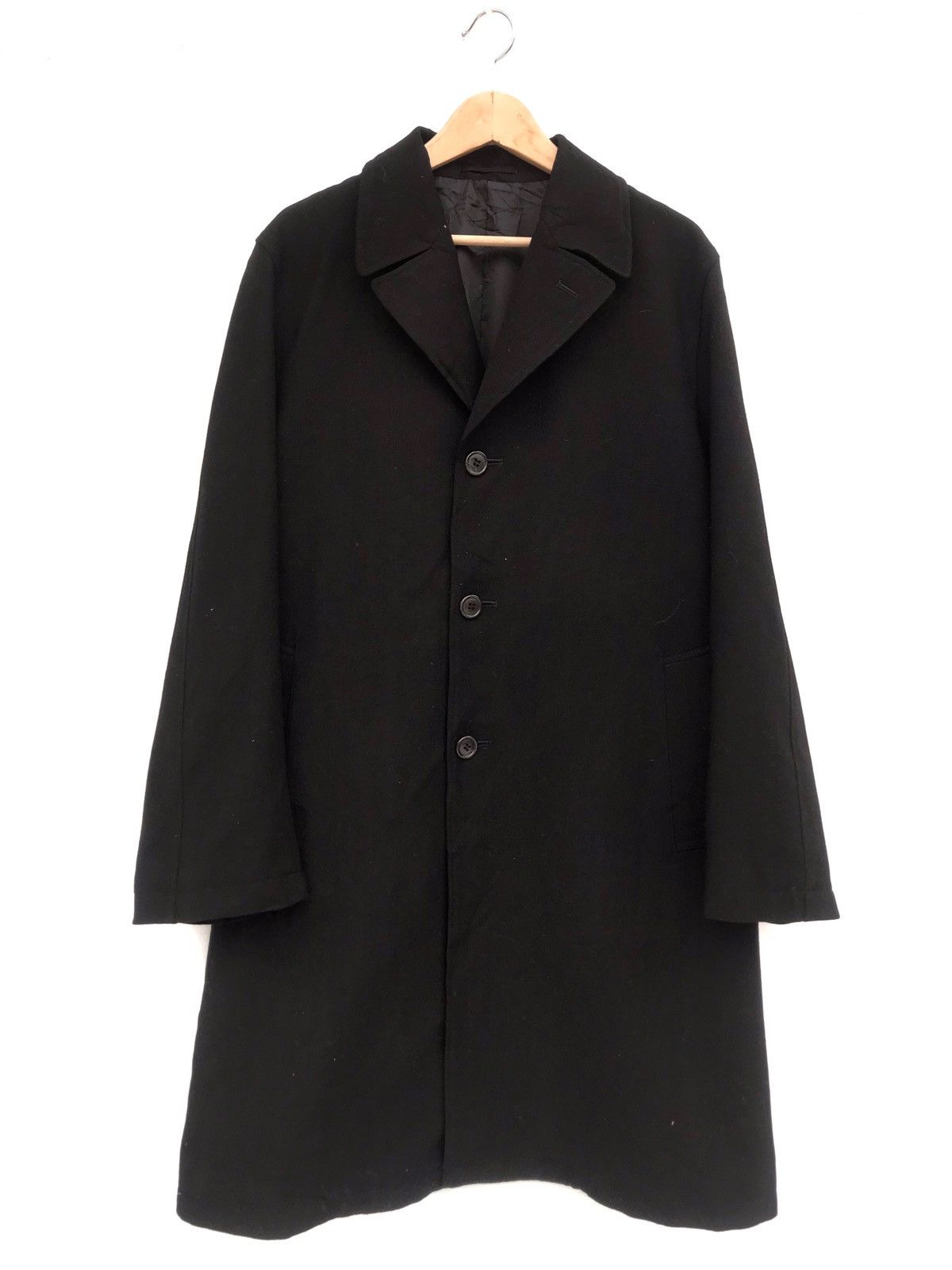 Japanese Brand SALE ‼️ VINTAGE A.A.R YOHJI YAMAMOTO WOOL LONG JACKET Size US L / EU 52-54 / 3 - 1 Thumbnail