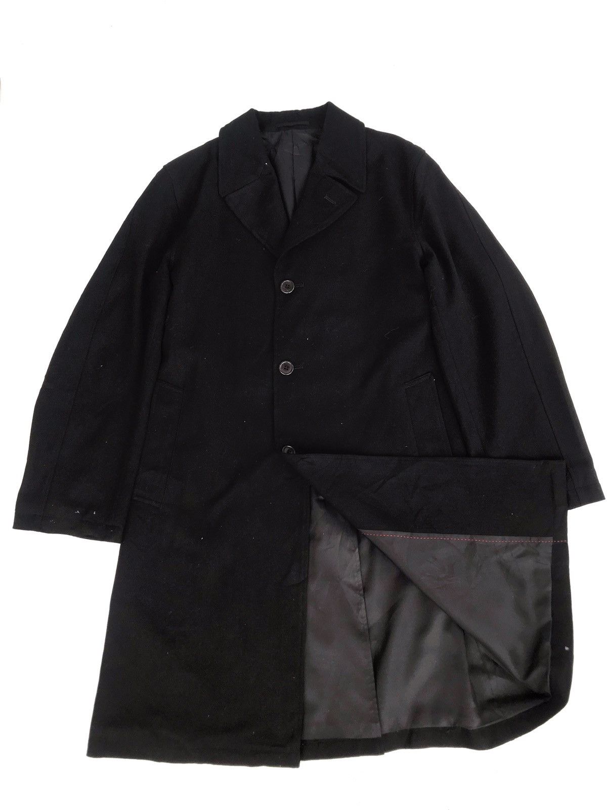 Japanese Brand SALE ‼️ VINTAGE A.A.R YOHJI YAMAMOTO WOOL LONG JACKET Size US L / EU 52-54 / 3 - 18 Thumbnail
