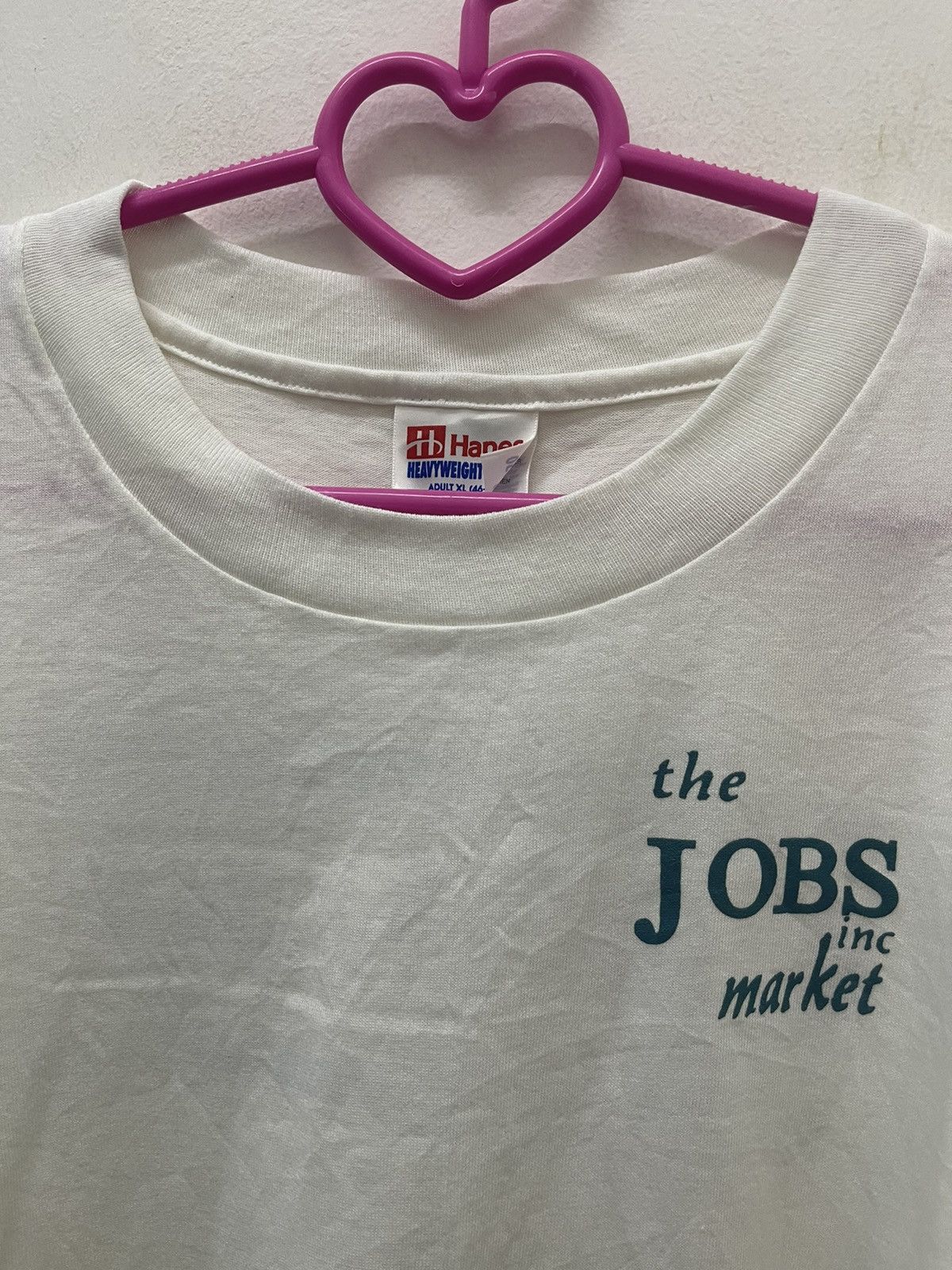 Vintage Rare Vintage GET A JOB Spell Out Hip Hop Rap Tees Size US XL / EU 56 / 4 - 4 Thumbnail