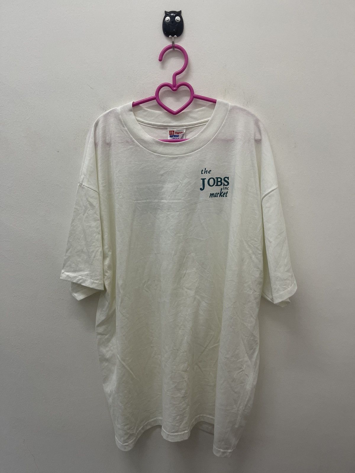 Vintage Rare Vintage GET A JOB Spell Out Hip Hop Rap Tees Size US XL / EU 56 / 4 - 3 Thumbnail