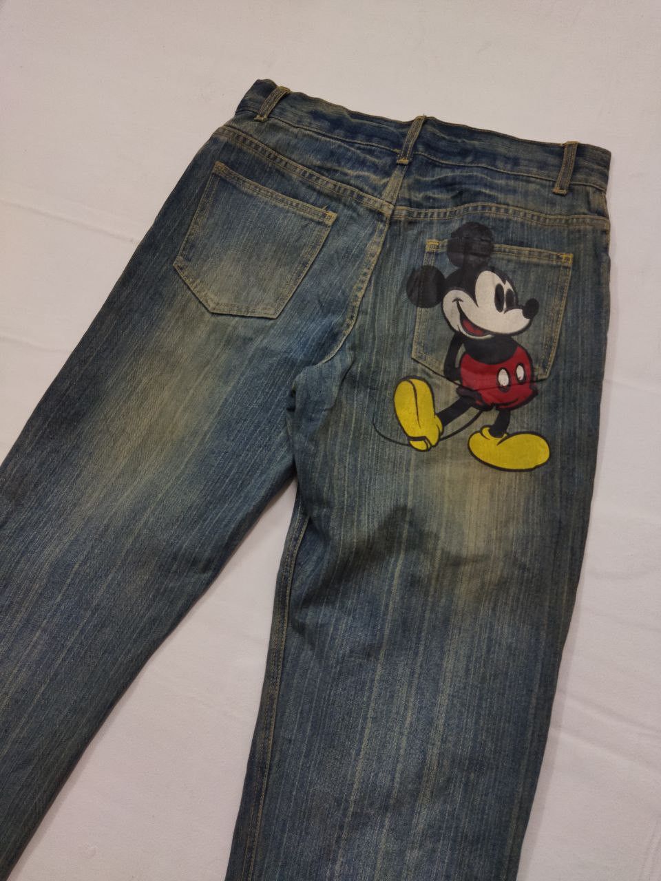 Disney MICKEY Pocket Print Jeans - Size M Size US 31 - 5 Thumbnail