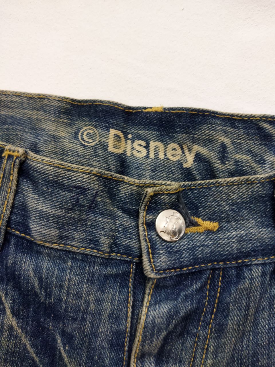 Disney MICKEY Pocket Print Jeans - Size M Size US 31 - 8 Thumbnail
