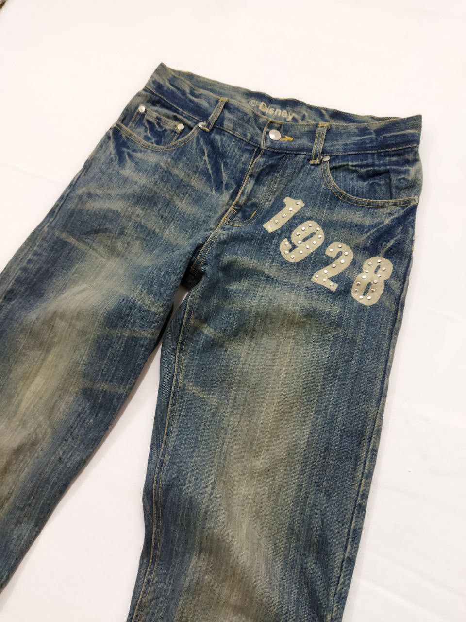 Disney MICKEY Pocket Print Jeans - Size M Size US 31 - 12 Thumbnail