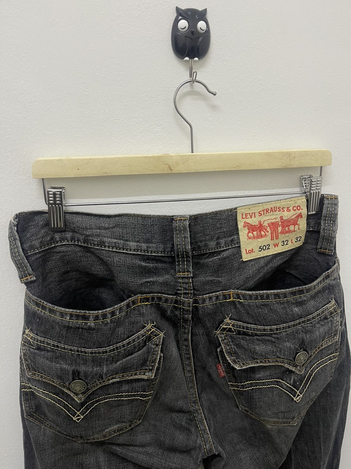 Levi's Vintage Clothing Rare Vintage LEVIS 502 Double Pocket Distressed Jeans Size US 32 / EU 48 - 3 Thumbnail