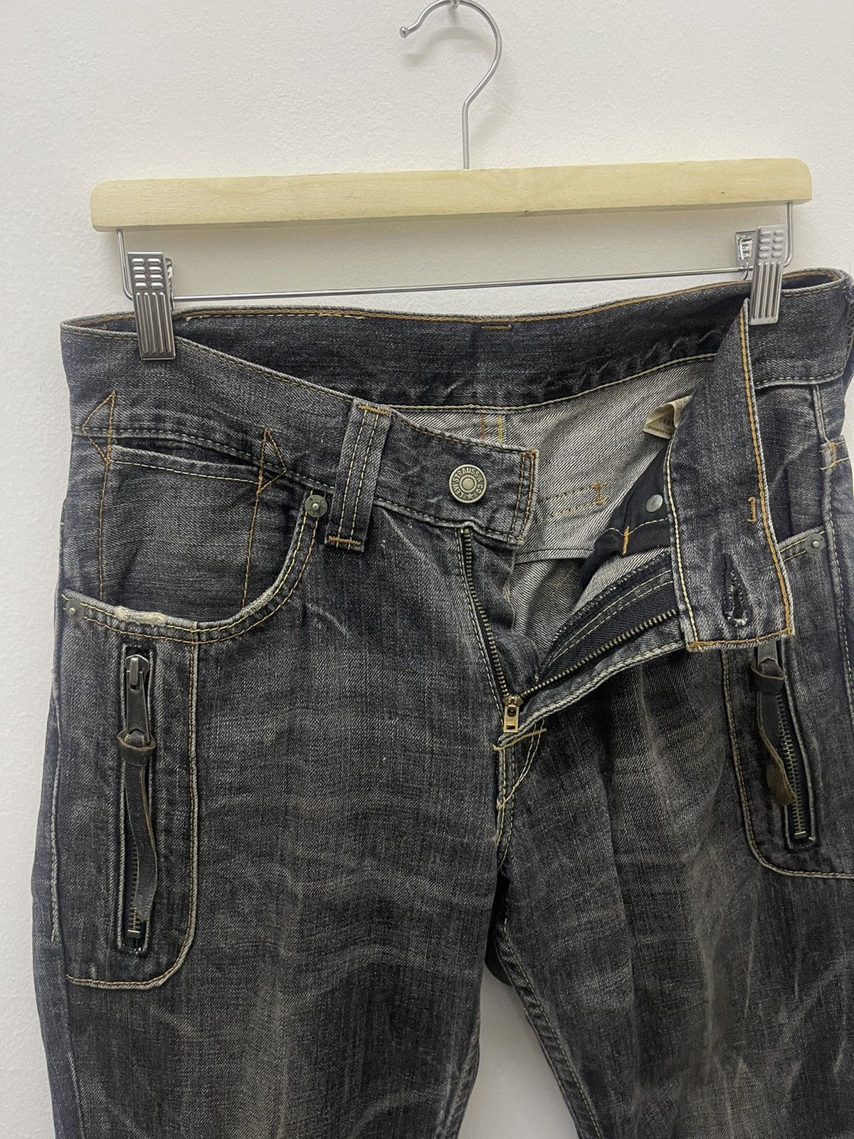 Levi's Vintage Clothing Rare Vintage LEVIS 502 Double Pocket Distressed Jeans Size US 32 / EU 48 - 11 Thumbnail