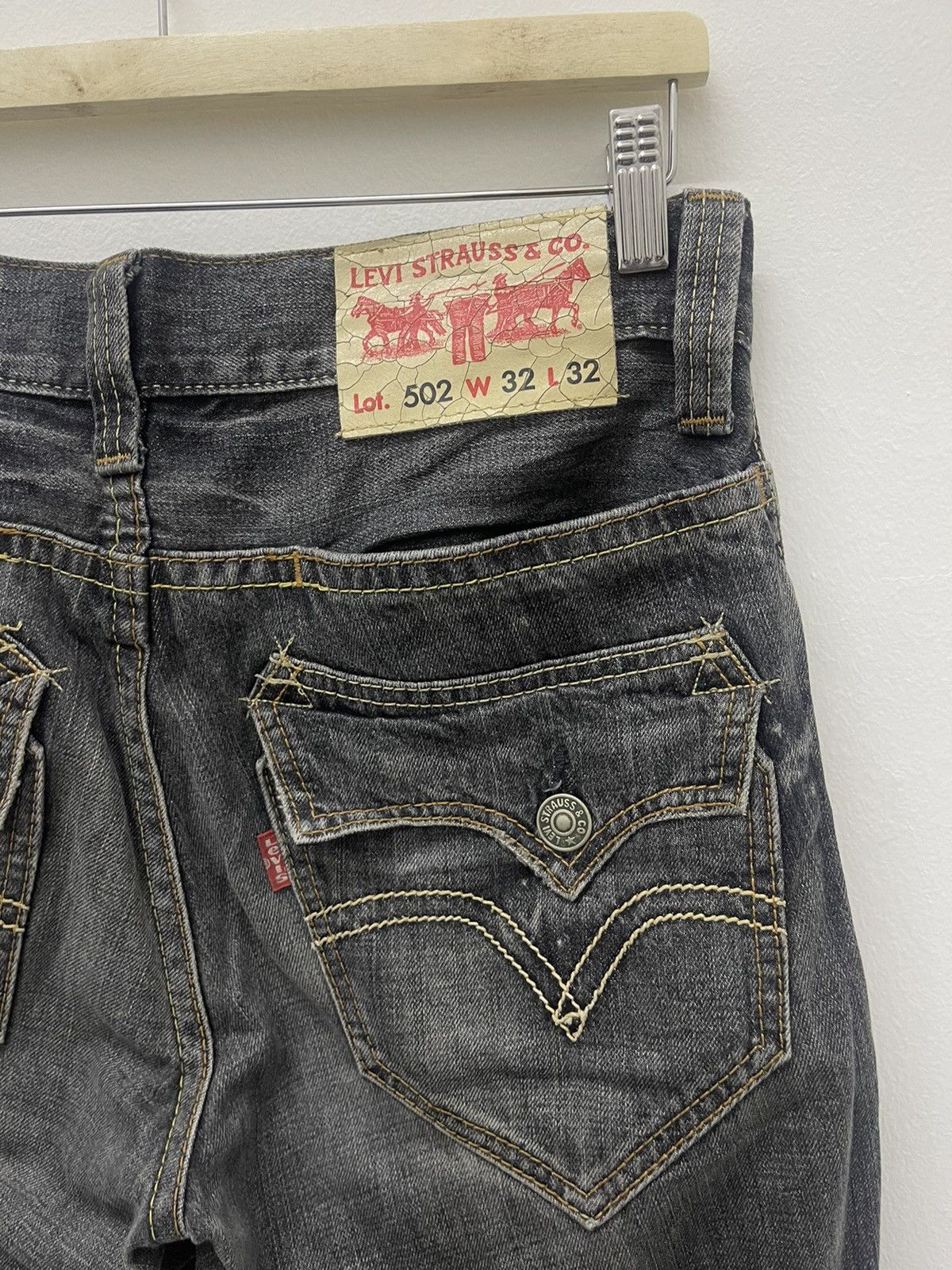 Levi's Vintage Clothing Rare Vintage LEVIS 502 Double Pocket Distressed Jeans Size US 32 / EU 48 - 5 Thumbnail