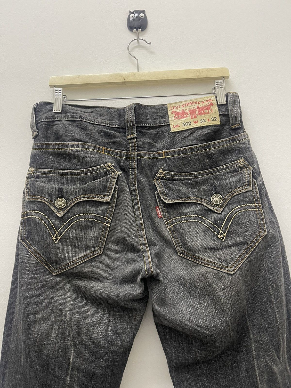 Levi's Vintage Clothing Rare Vintage LEVIS 502 Double Pocket Distressed Jeans Size US 32 / EU 48 - 2 Thumbnail