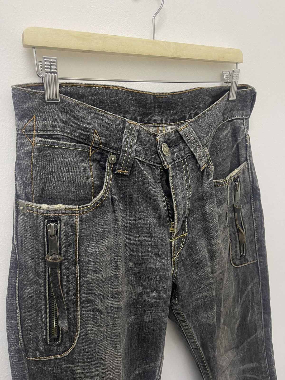 Levi's Vintage Clothing Rare Vintage LEVIS 502 Double Pocket Distressed Jeans Size US 32 / EU 48 - 9 Thumbnail
