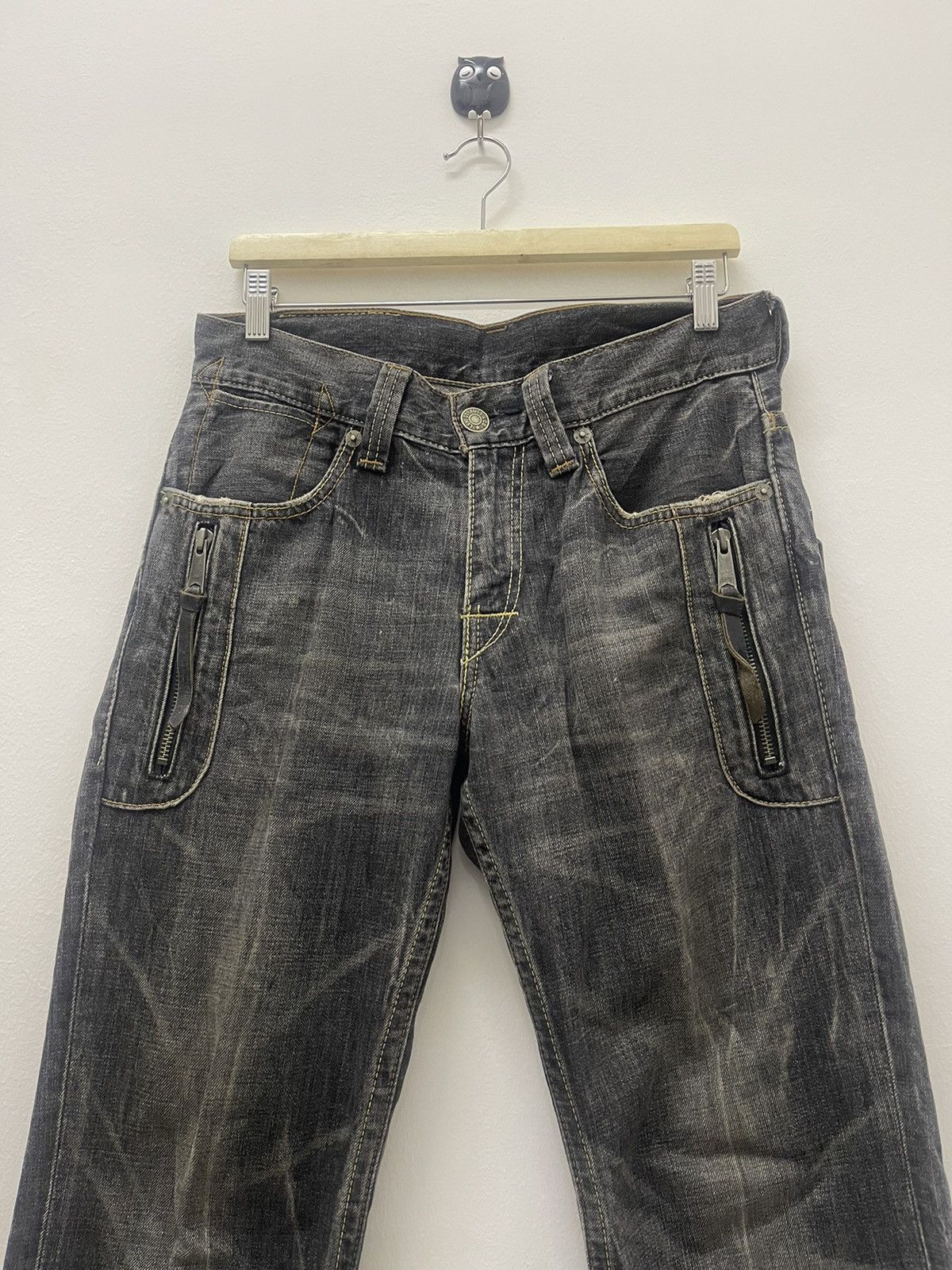 Levi's Vintage Clothing Rare Vintage LEVIS 502 Double Pocket Distressed Jeans Size US 32 / EU 48 - 7 Thumbnail