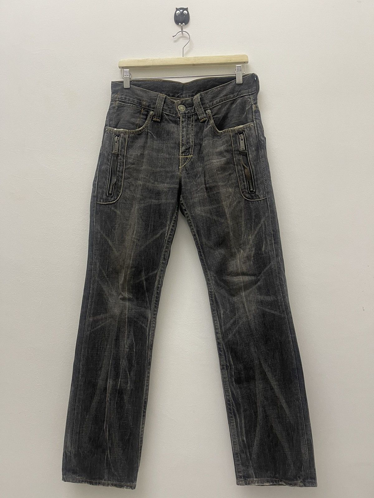 Levi's Vintage Clothing Rare Vintage LEVIS 502 Double Pocket Distressed Jeans Size US 32 / EU 48 - 6 Thumbnail