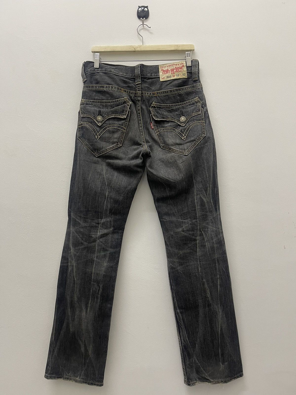 Levi's Vintage Clothing Rare Vintage LEVIS 502 Double Pocket Distressed Jeans Size US 32 / EU 48 - 1 Thumbnail