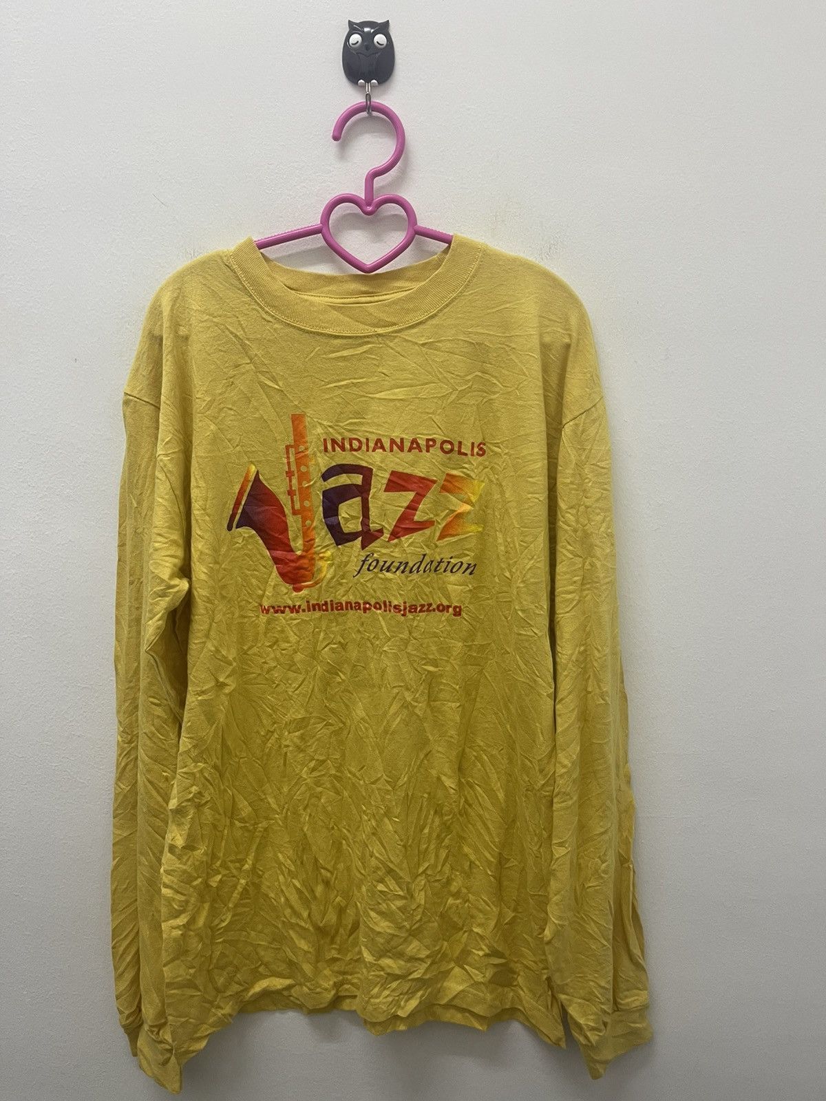 Band Tees Rare Vintage INDIANAPOLIS JAZZ FOUNDATION Tee Size US M / EU 48-50 / 2 - 1 Thumbnail