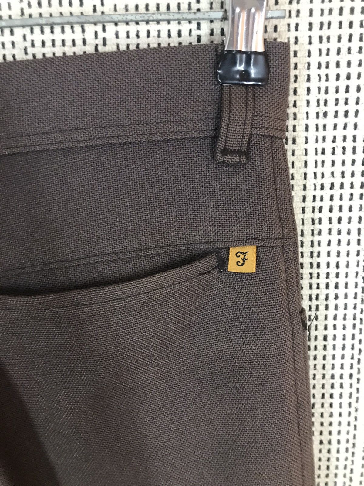 Farah × Vintage ‼️VINTAGE FARAH CASUAL PANTS NICE SUNFADED BROWN vintage look Size 27" / US 4 / IT 40 - 7 Thumbnail