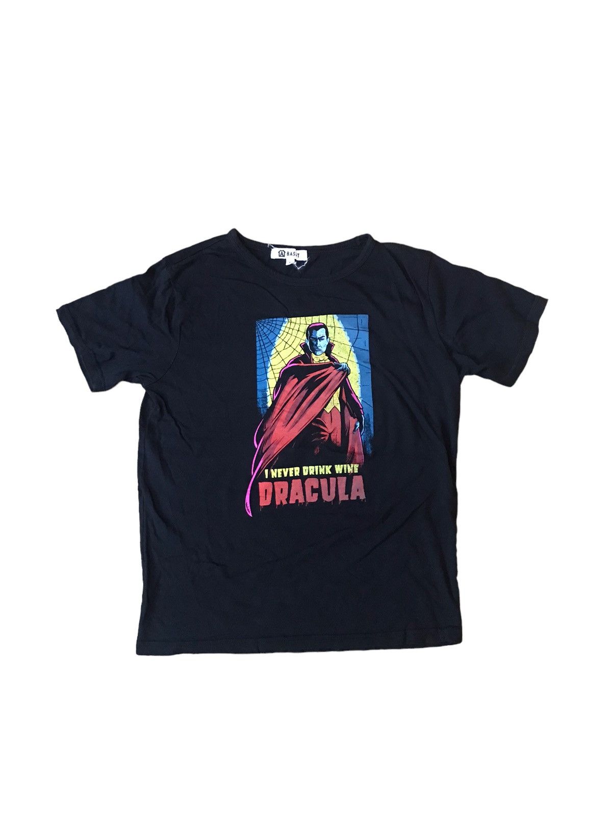 Japanese Brand × Vintage ‼️ I NEVER DRINK WINE DRACULA TSHIRT‼️ Size US M / EU 48-50 / 2 - 1 Thumbnail