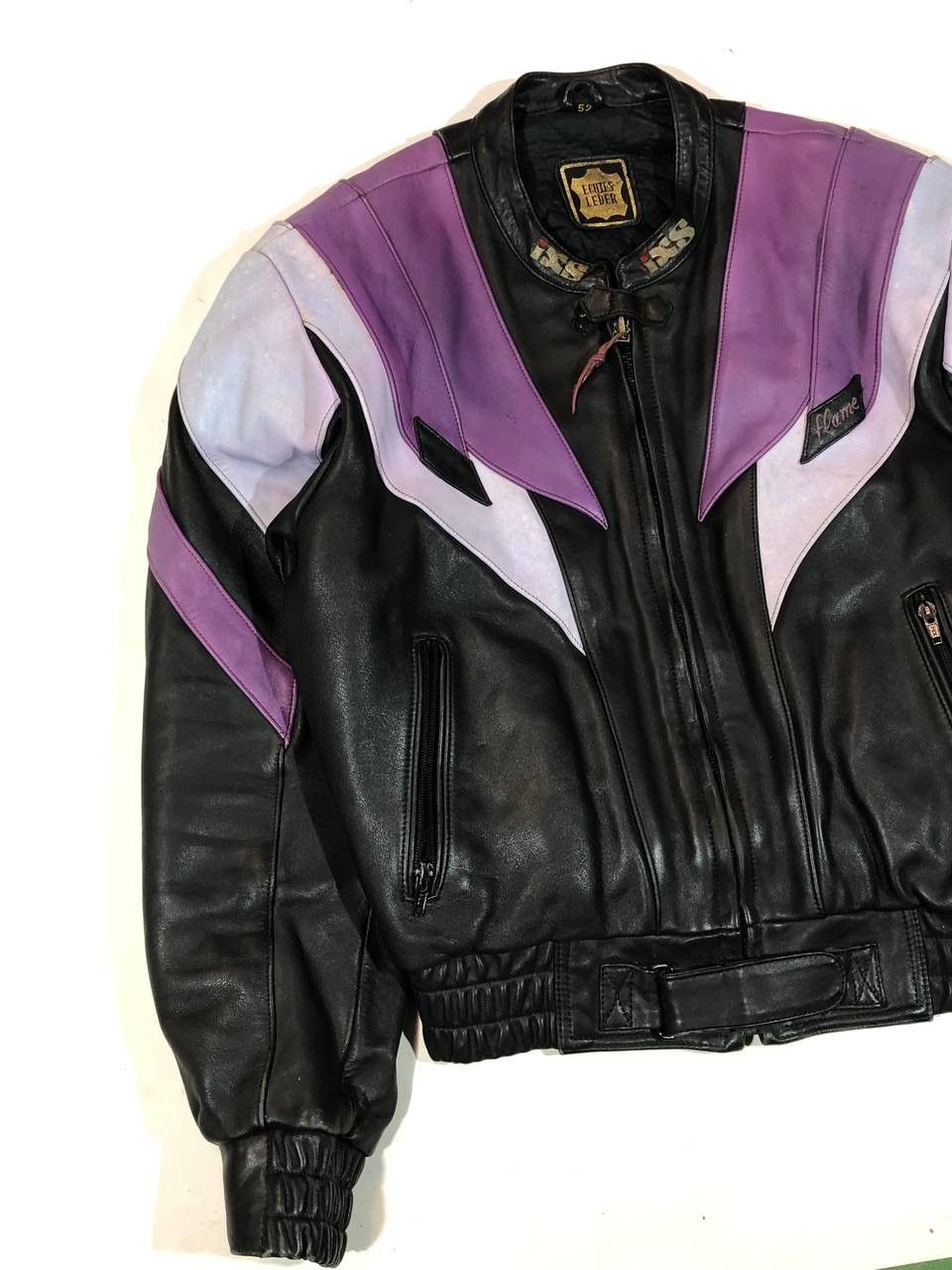 Japanese Brand IXS 90s Vintage Leather Jacket Moto Racing Size US M / EU 48-50 / 2 - 3 Thumbnail