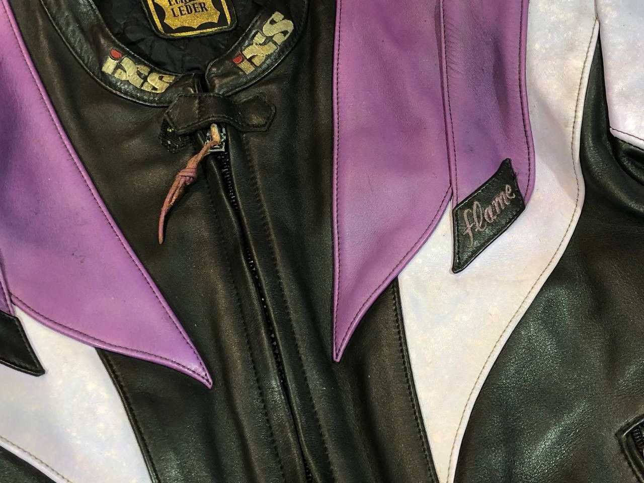 Japanese Brand IXS 90s Vintage Leather Jacket Moto Racing Size US M / EU 48-50 / 2 - 7 Thumbnail