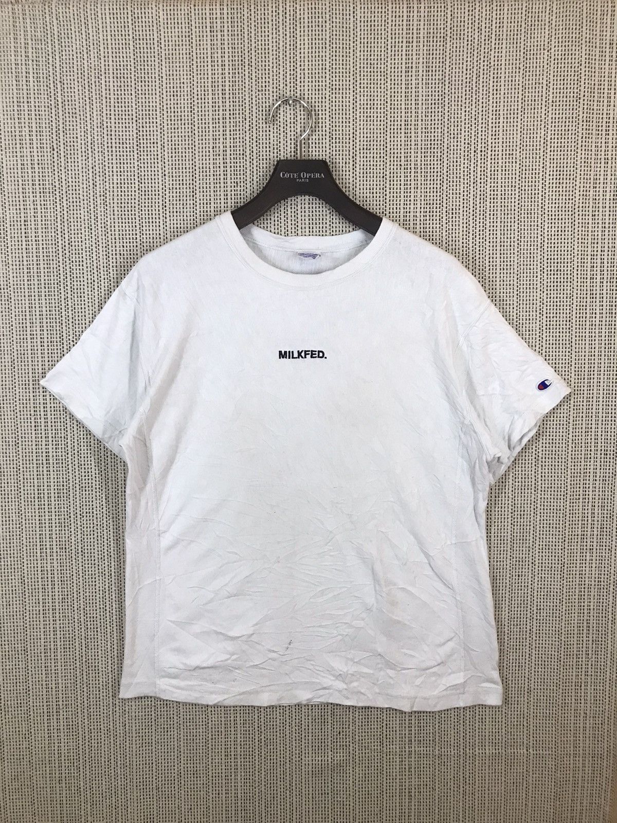Champion × MILKFED ‼️CHAMPION REVERSE WEAVE X MILKFED tshirt FREE SIZE‼️ Size ONE SIZE - 2 Thumbnail