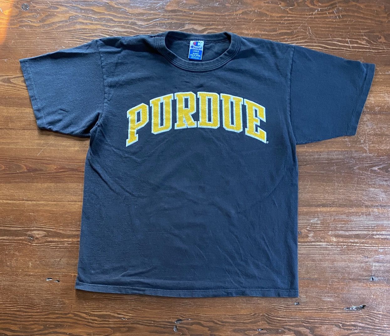 Champion Vintage 90’s Purdue Single Stitch Sleeves Champion Tee Size US L / EU 52-54 / 3 - 2 Thumbnail