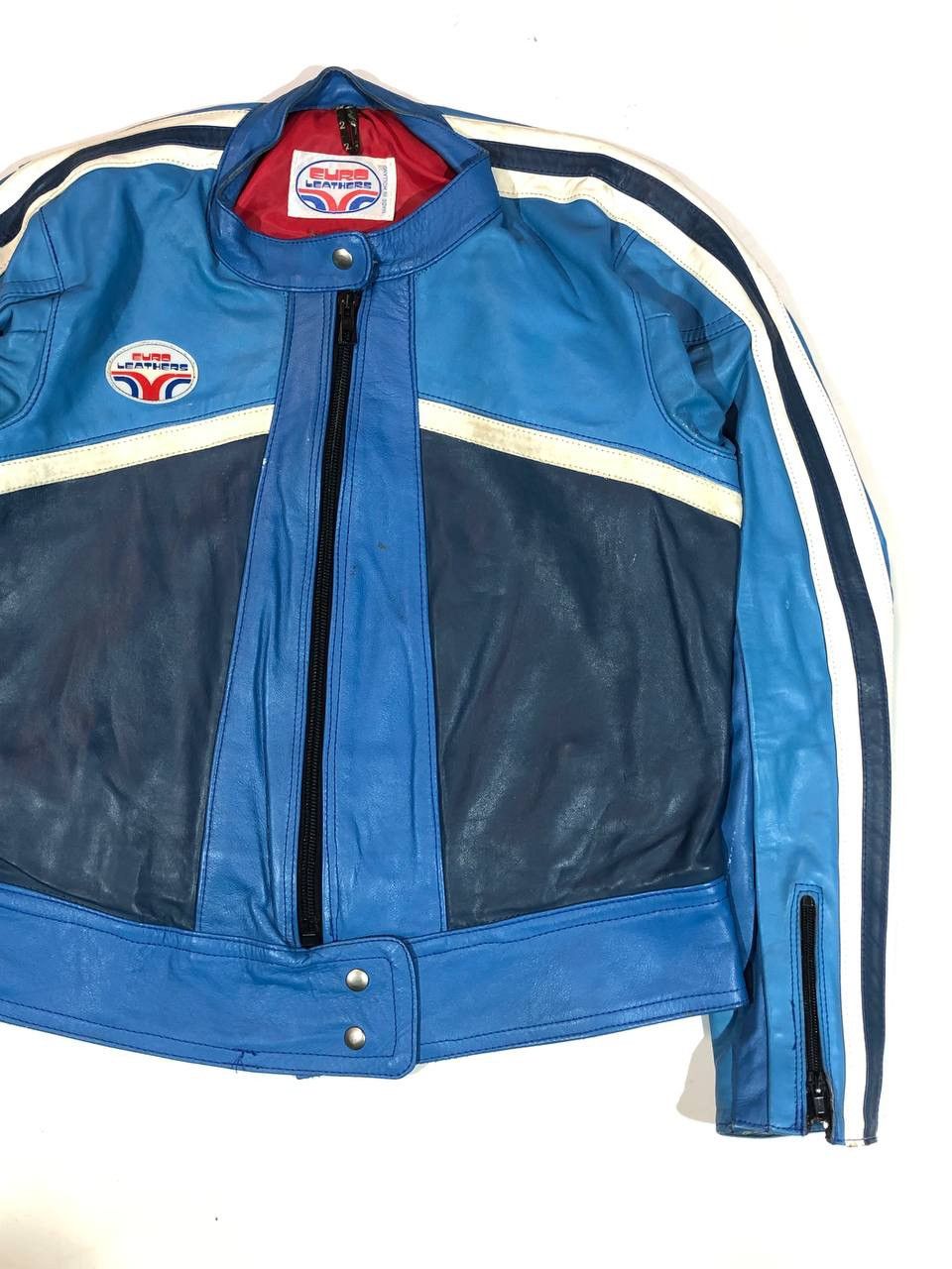 Other EuroLeathers Racing Moto Leather Jacket Vintage Size US M / EU 48-50 / 2 - 2 Thumbnail