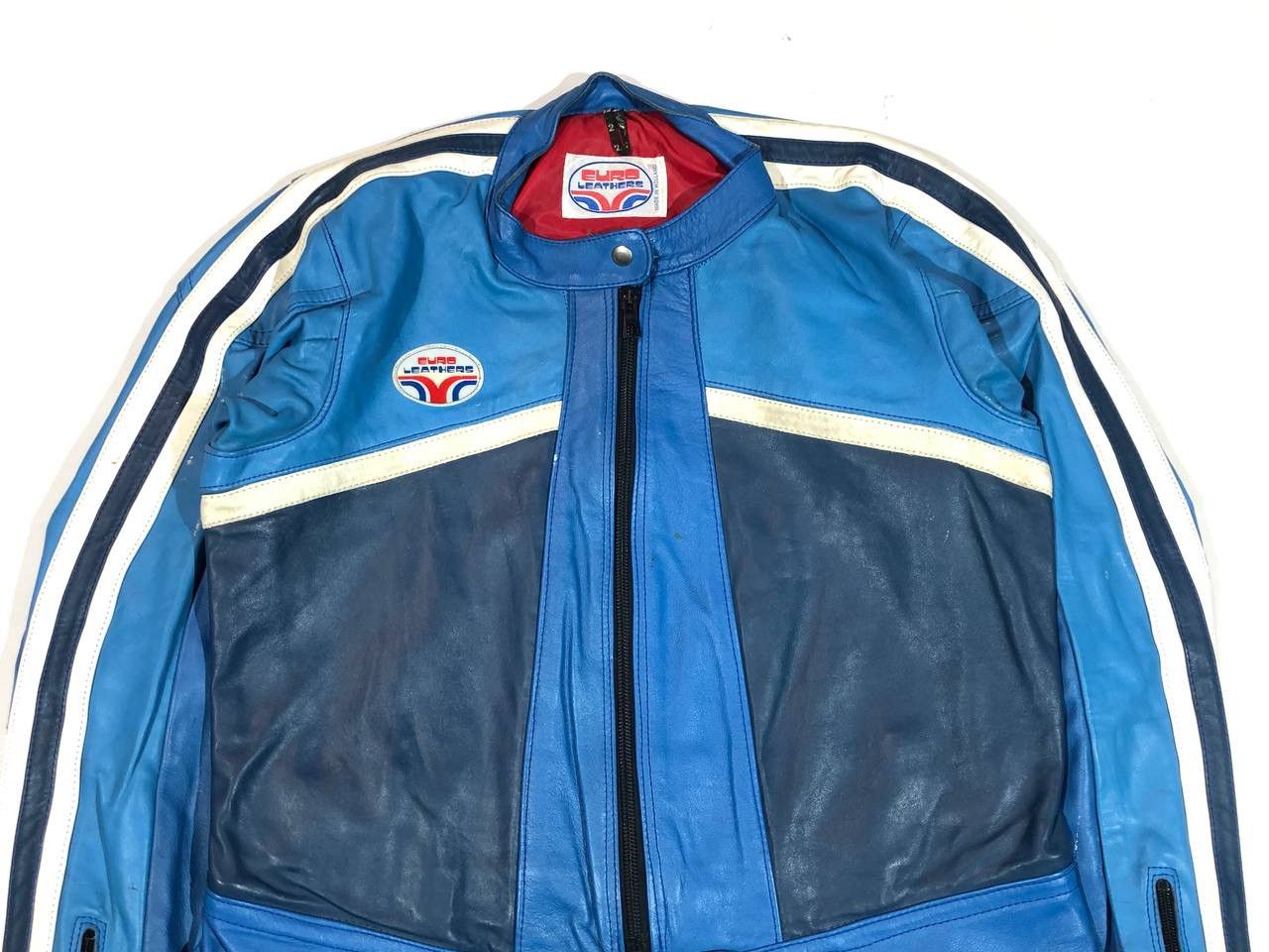 Other EuroLeathers Racing Moto Leather Jacket Vintage Size US M / EU 48-50 / 2 - 4 Thumbnail