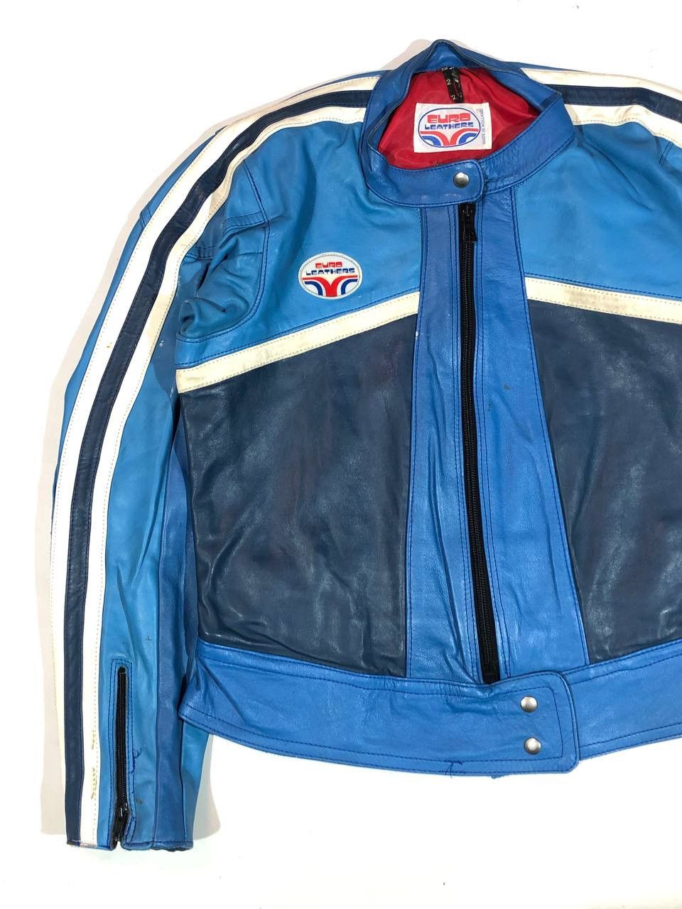 Other EuroLeathers Racing Moto Leather Jacket Vintage Size US M / EU 48-50 / 2 - 3 Thumbnail