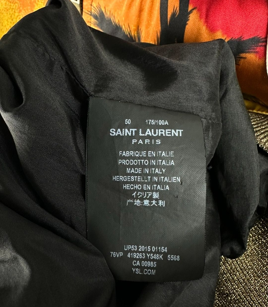 Saint Laurent Paris Saint Laurent Coconut silk jacket Size US M / EU 48-50 / 2 - 4 Thumbnail
