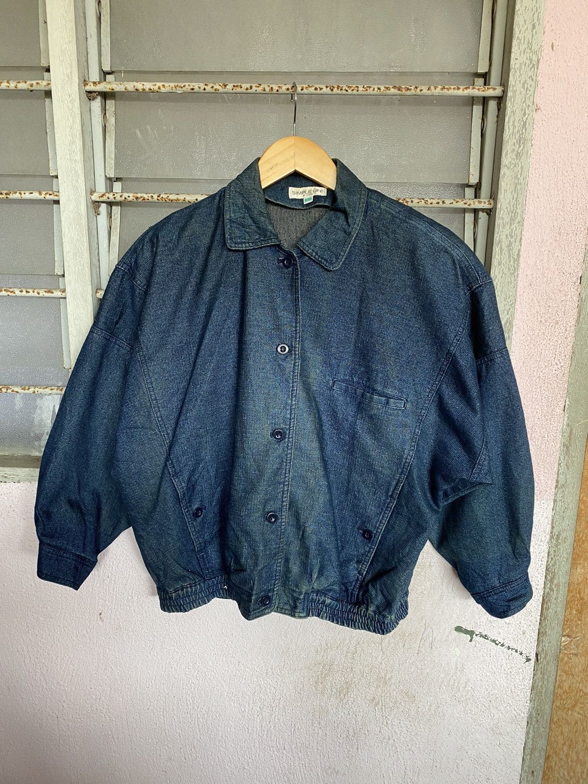 Japanese Brand × Vintage ⚡️Steals⚡️ Vintage Simple Life Baggy Jacket Size L / US 10 / IT 46 - 5 Thumbnail