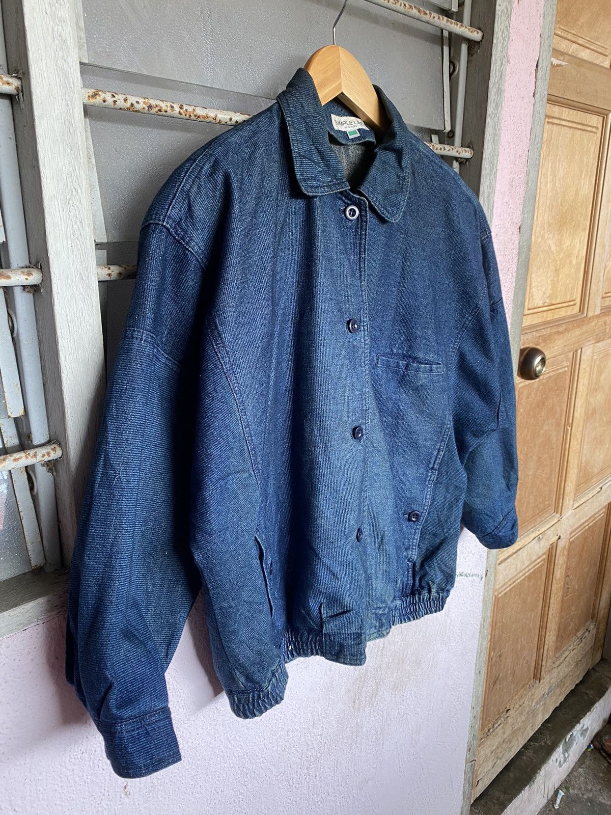 Japanese Brand × Vintage ⚡️Steals⚡️ Vintage Simple Life Baggy Jacket Size L / US 10 / IT 46 - 3 Thumbnail