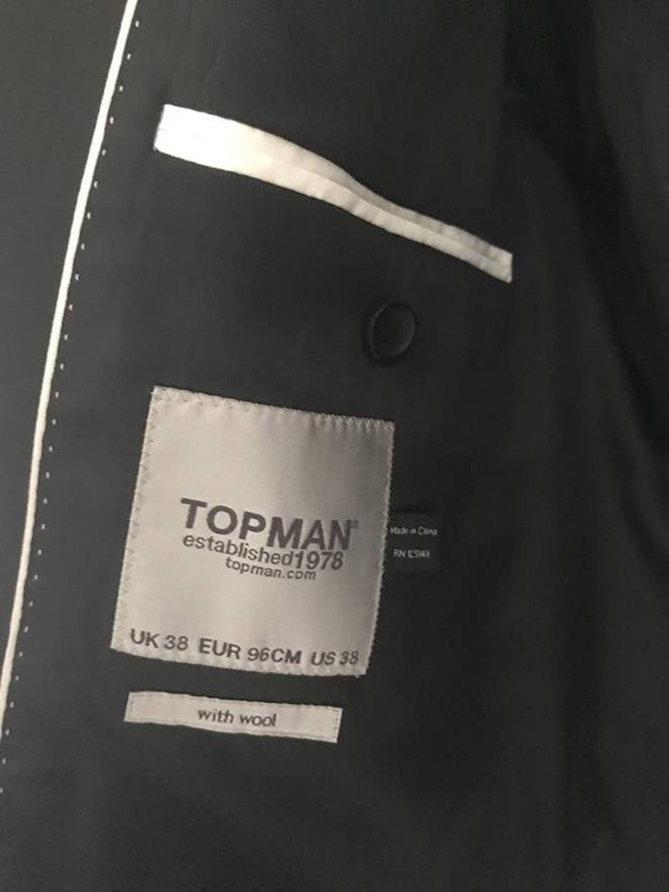 Topman jaket, coat, blazer - not parka bomber leather hoodie Size 38R - 6 Thumbnail