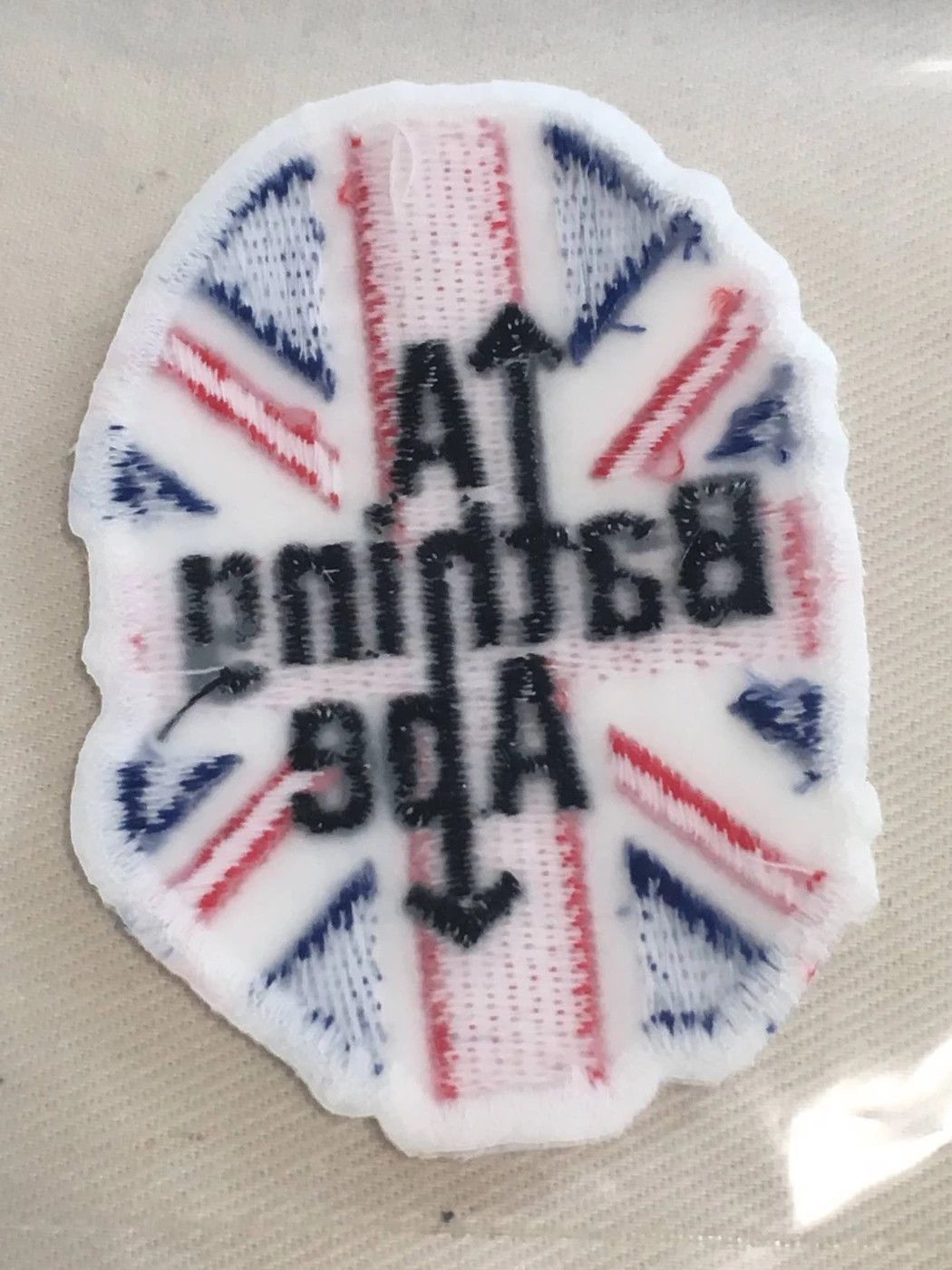Bape BAPE PATCH 🇬🇧 Union Jack Iron-on UK Flag London Very Ape Size ONE SIZE - 2 Thumbnail