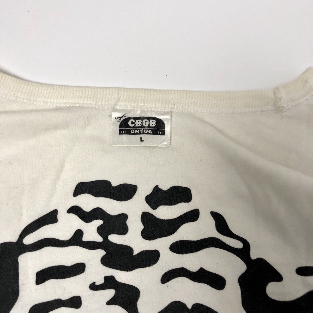 Vintage 📣FINAL DROP📣1990s CBGB Reversible Skeleton Longsleeve Size US L / EU 52-54 / 3 - 11 Thumbnail
