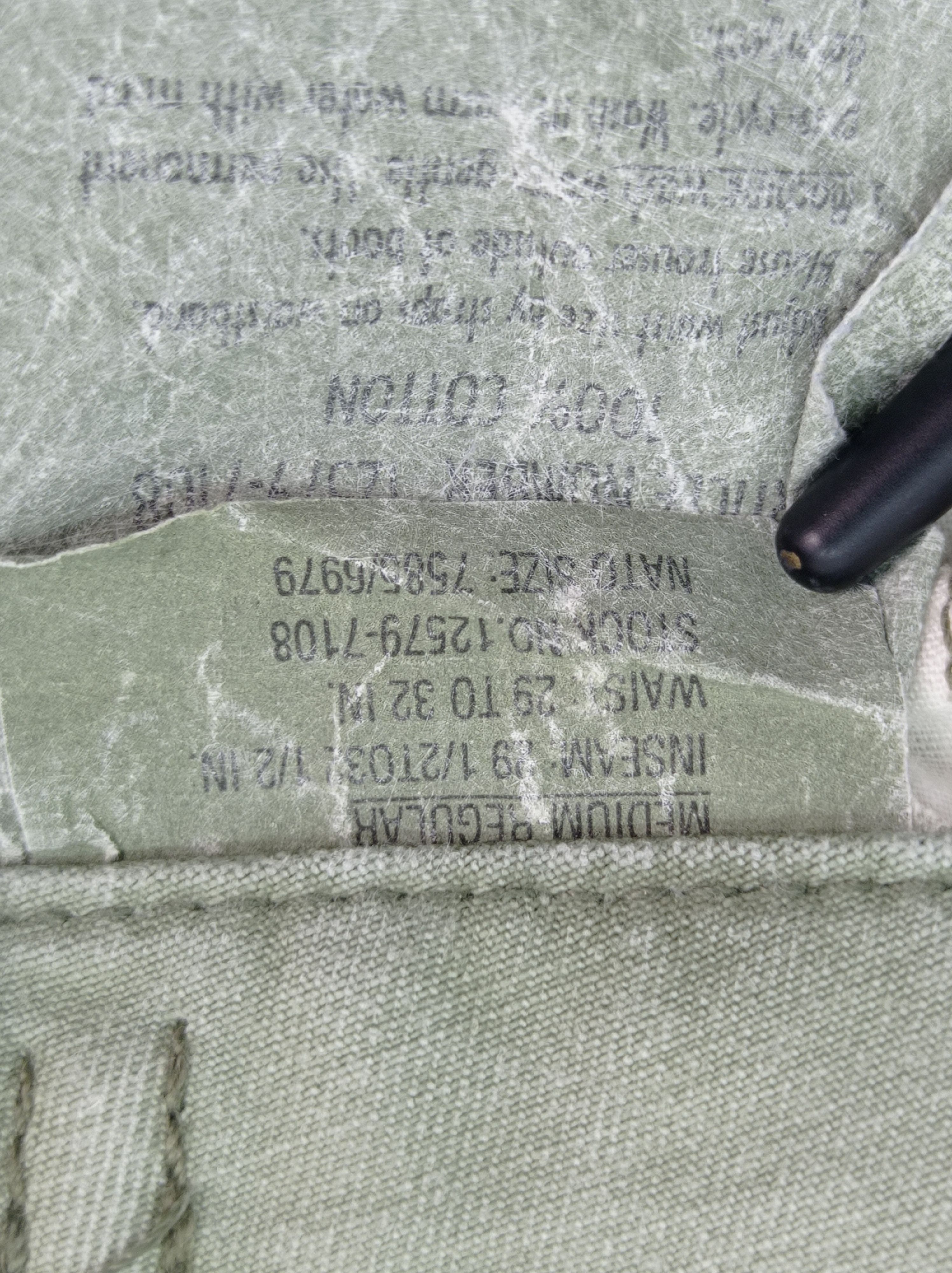 Vintage Flit Of Combat Military Cargo Pants Size US 31 - 4 Thumbnail