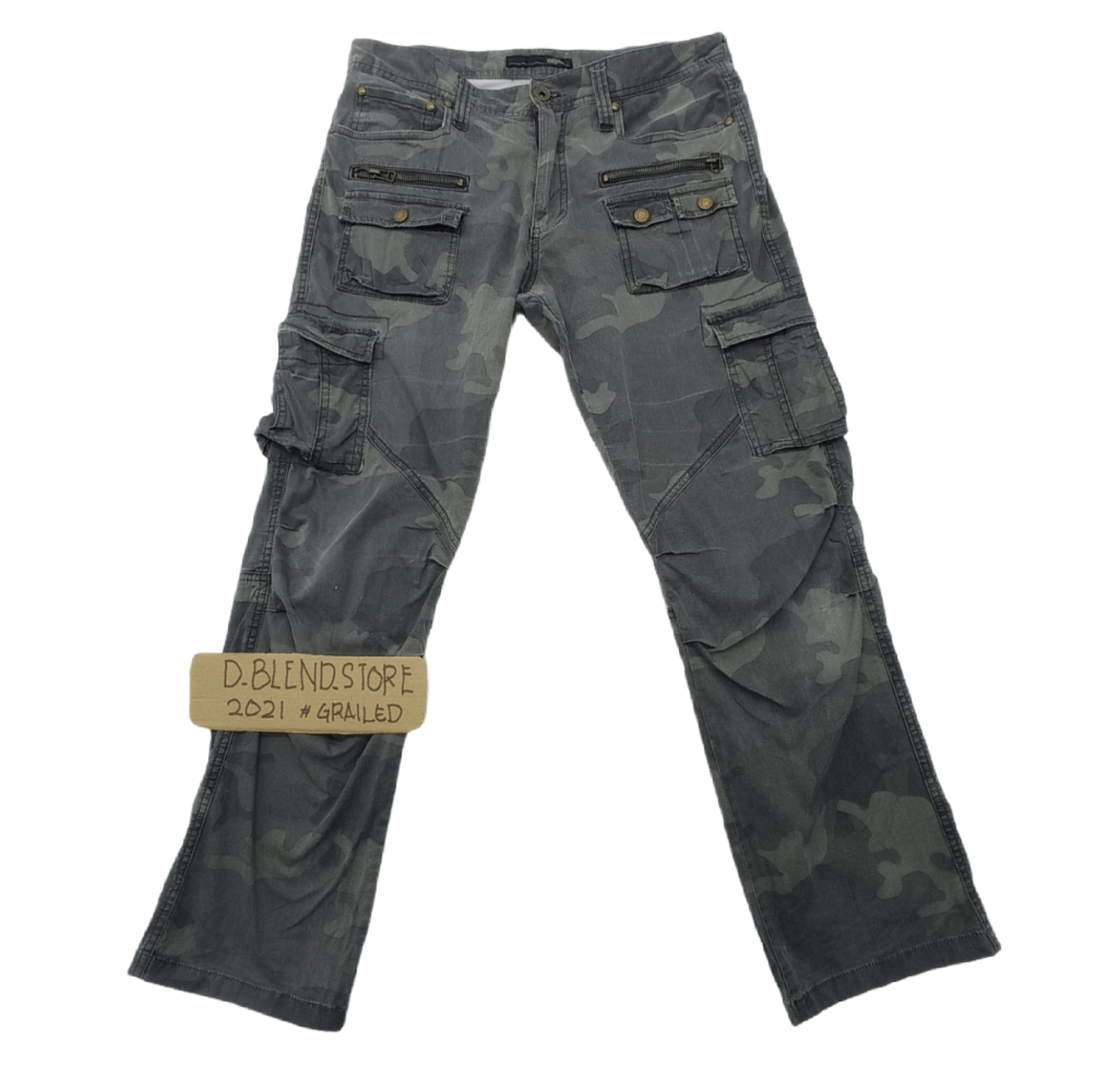 Japanese Brand × Mossimo Mossimo Camo Multi Pocket Cargo Pant Size US 31 - 1 Thumbnail
