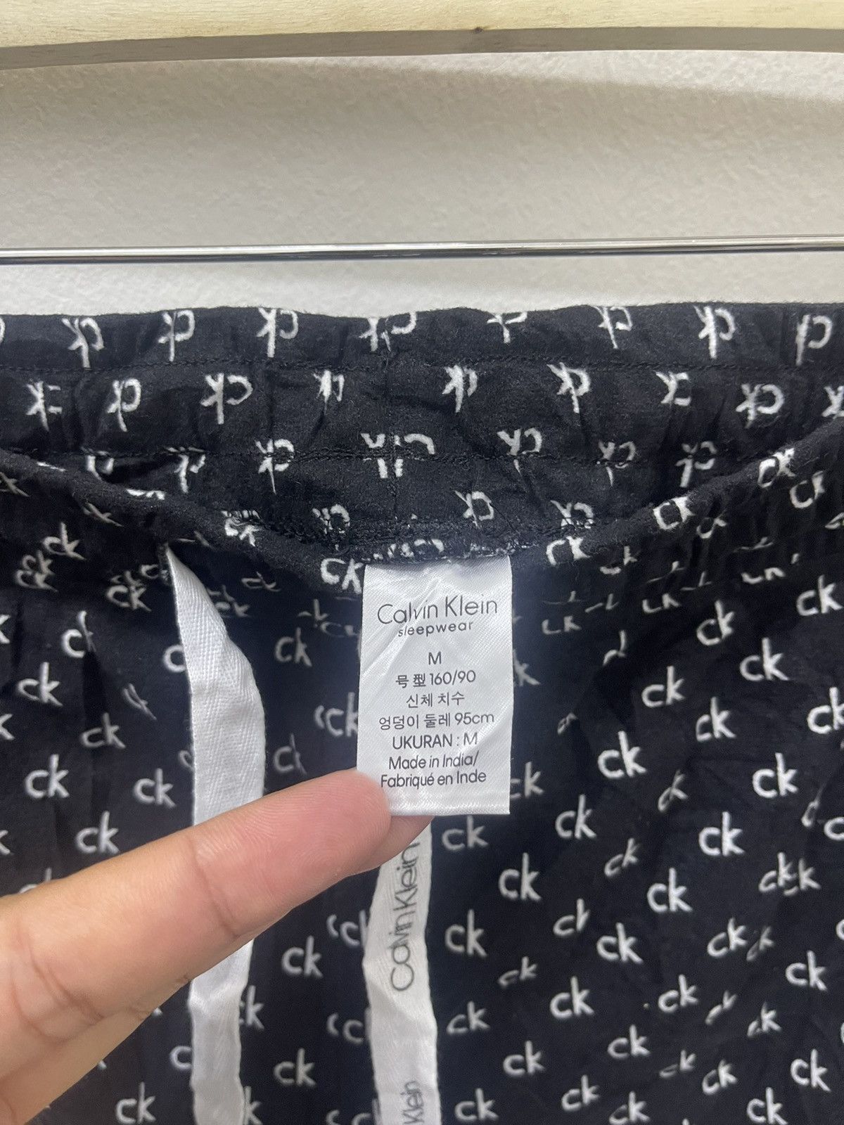 Calvin Klein Rare CALVIN KLEIN CK Full All Over Sleepwear Pant Size 32" / US 10 / IT 46 - 4 Thumbnail