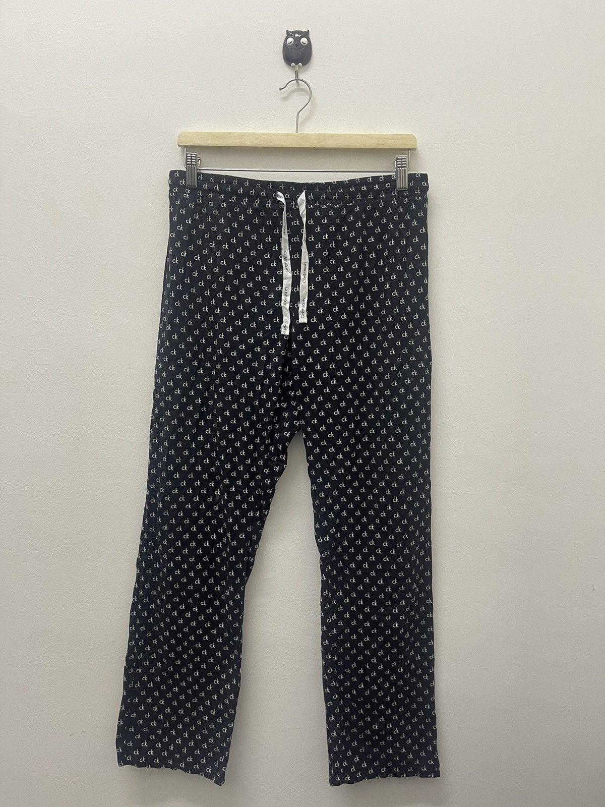Calvin Klein Rare CALVIN KLEIN CK Full All Over Sleepwear Pant Size 32" / US 10 / IT 46 - 1 Thumbnail