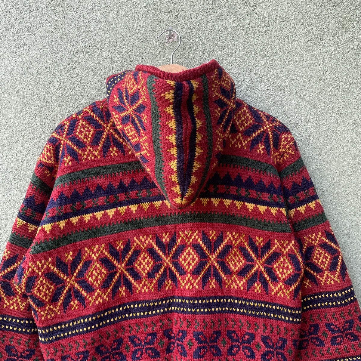 Japanese Brand Japanese Vintage Native Tribal Design Zipper Hooded Jacket Size US L / EU 52-54 / 3 - 11 Thumbnail