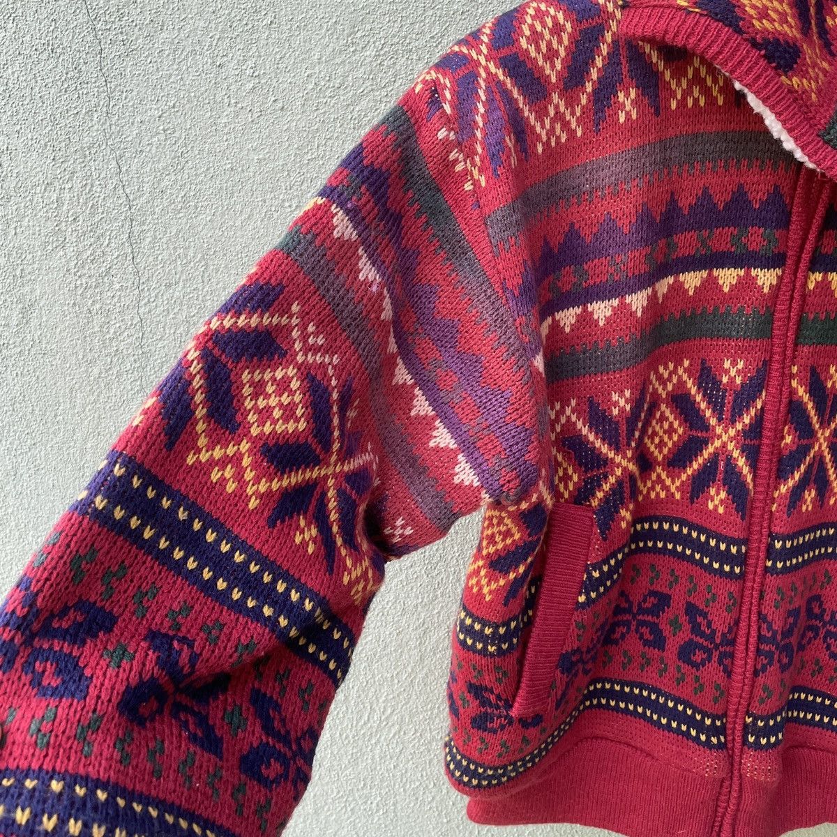 Japanese Brand Japanese Vintage Native Tribal Design Zipper Hooded Jacket Size US L / EU 52-54 / 3 - 7 Thumbnail