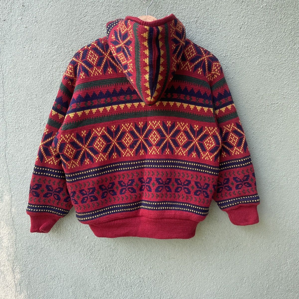 Japanese Brand Japanese Vintage Native Tribal Design Zipper Hooded Jacket Size US L / EU 52-54 / 3 - 12 Thumbnail
