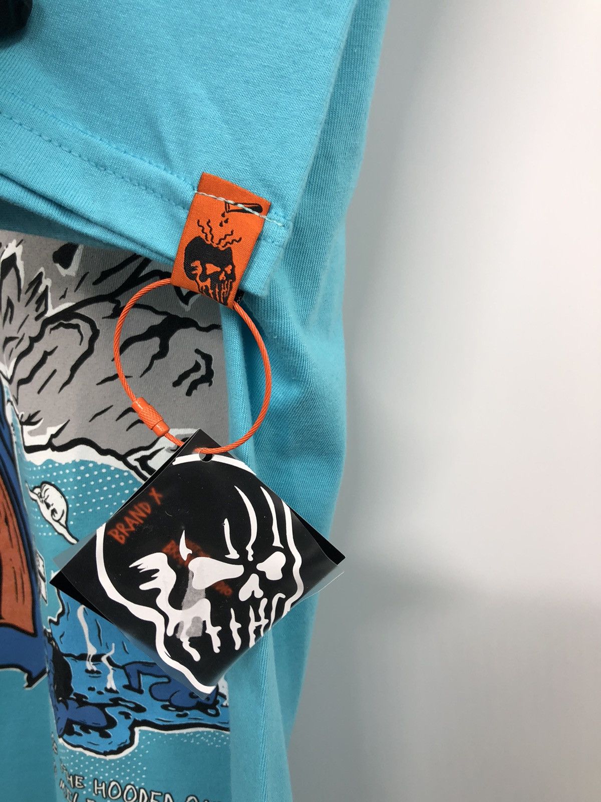 Other Brand X Studio Denver Skull Basketball Blue T-Shirt Size US M / EU 48-50 / 2 - 6 Thumbnail