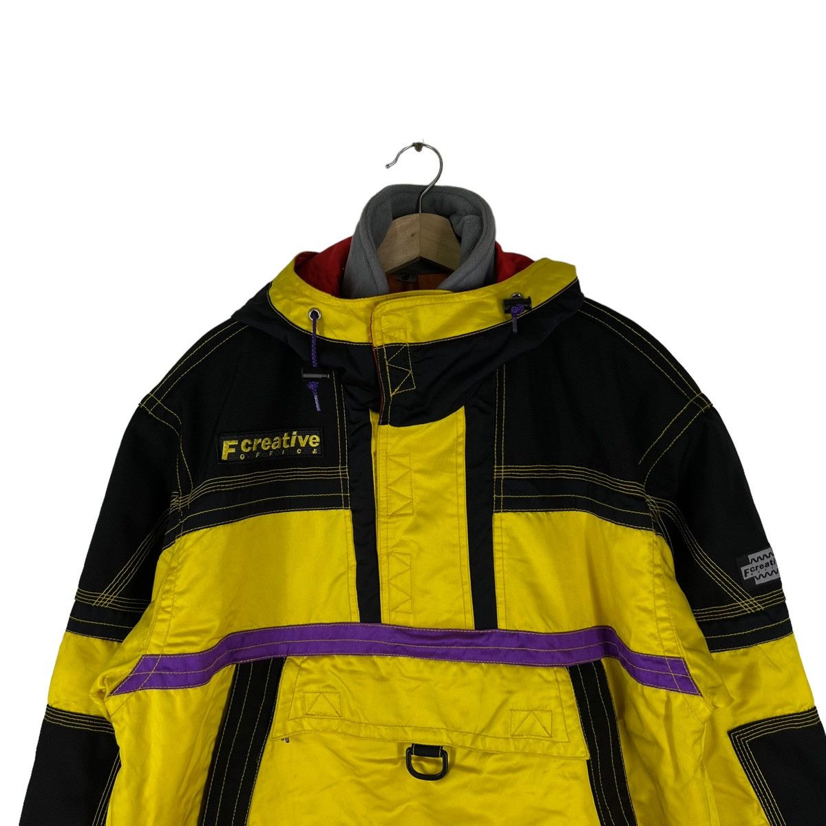 Japanese Brand RARE COLOUR SKI JACKET F CREATIVE MULTI POCKET Size US L / EU 52-54 / 3 - 3 Thumbnail