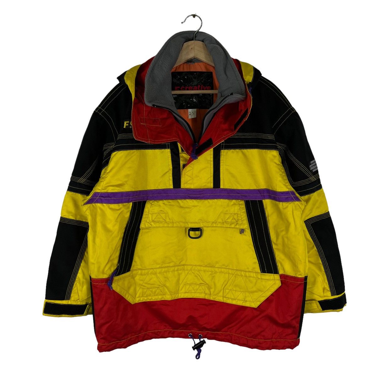 Japanese Brand RARE COLOUR SKI JACKET F CREATIVE MULTI POCKET Size US L / EU 52-54 / 3 - 11 Thumbnail