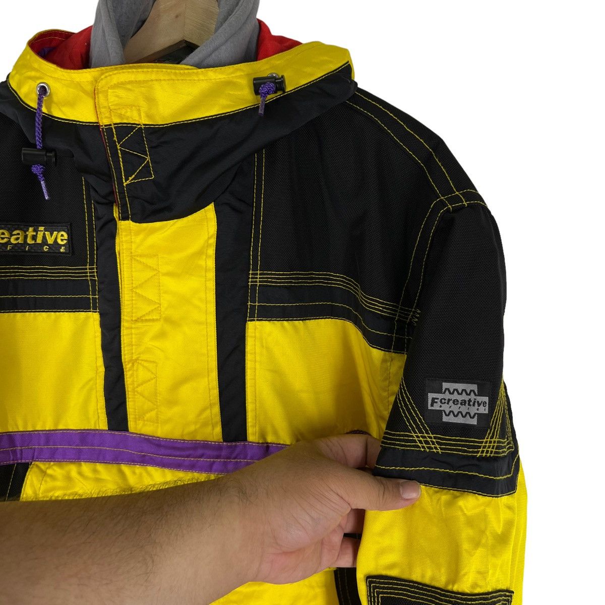 Japanese Brand RARE COLOUR SKI JACKET F CREATIVE MULTI POCKET Size US L / EU 52-54 / 3 - 7 Thumbnail