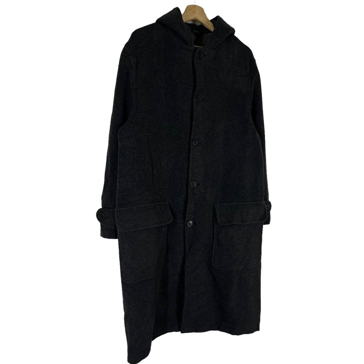 Vintage ICONIC BLACK VINTAGE WOOL JACKET DKNY JAPAN ISSEY MIYAKE Size US M / EU 48-50 / 2 - 2 Thumbnail