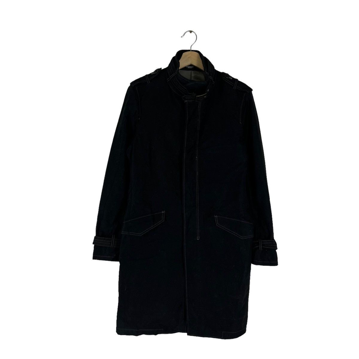 Japanese Brand VINTAGE LONG JACKET PARACHUTE TORNADO MART ISSEY MIYAKE Size US L / EU 52-54 / 3 - 1 Thumbnail