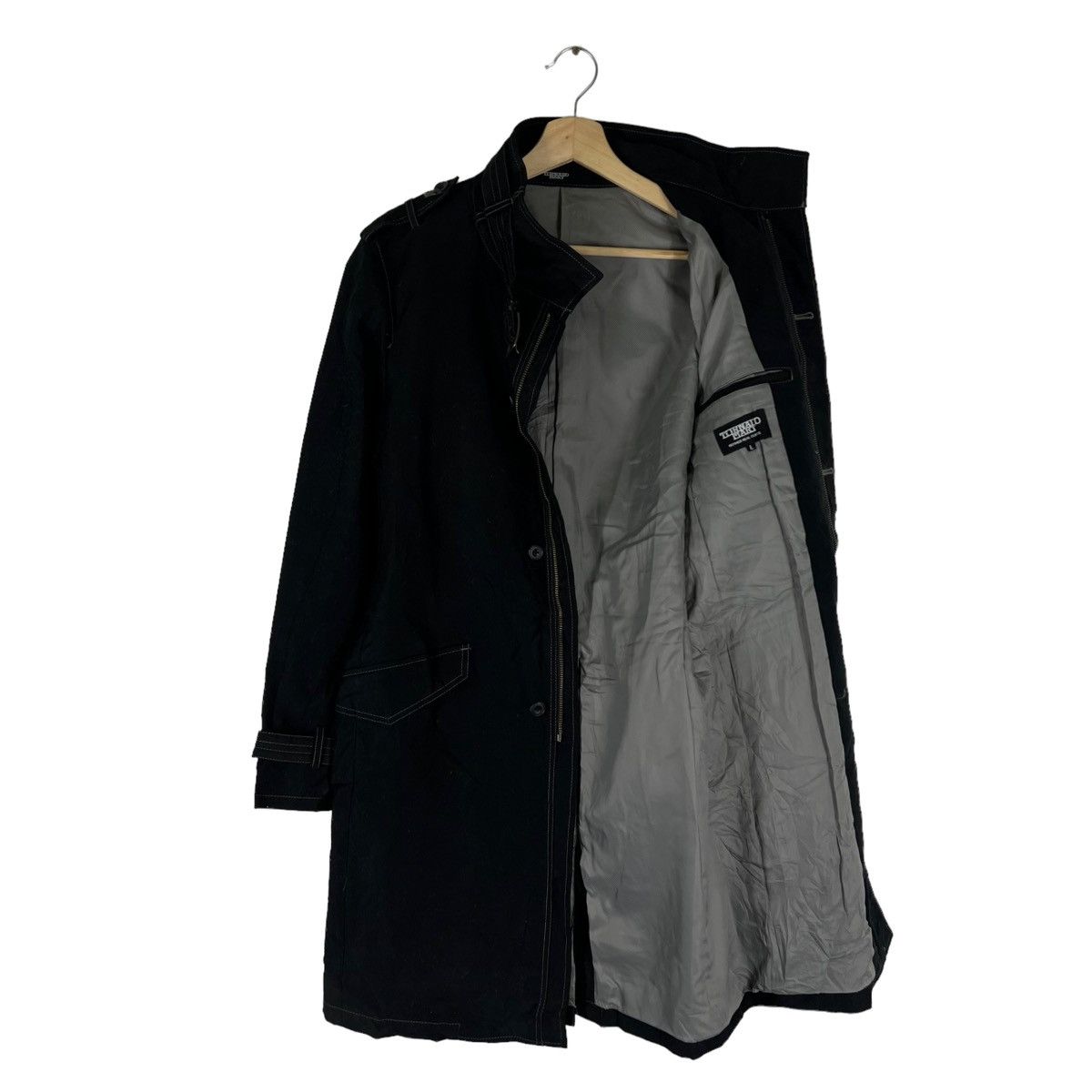 Japanese Brand VINTAGE LONG JACKET PARACHUTE TORNADO MART ISSEY MIYAKE Size US L / EU 52-54 / 3 - 9 Thumbnail