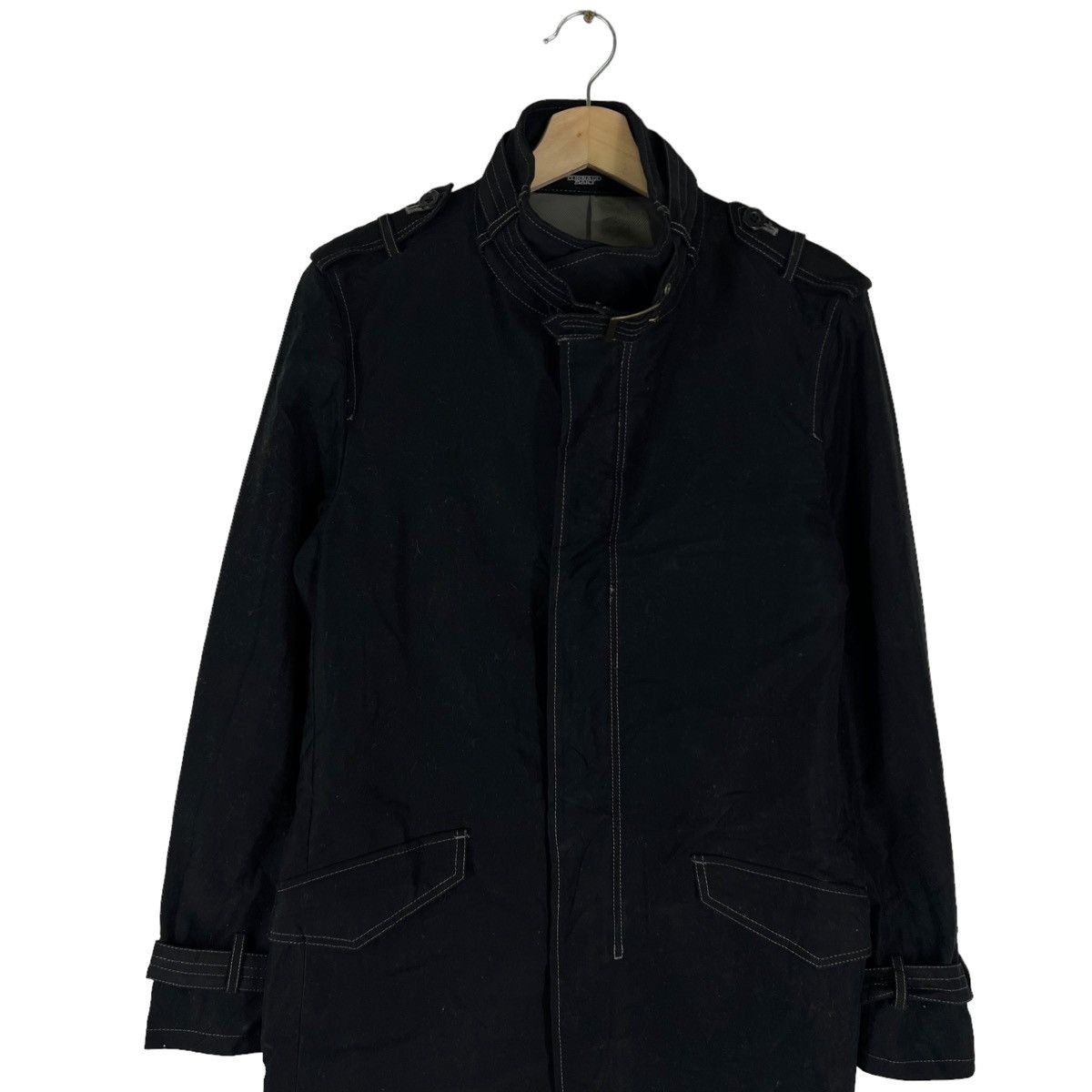 Japanese Brand VINTAGE LONG JACKET PARACHUTE TORNADO MART ISSEY MIYAKE Size US L / EU 52-54 / 3 - 3 Thumbnail